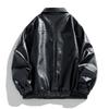 Jacket Casual Business Jacket Lapel Motorcycle Leather Jacket Loose Men's Jacket