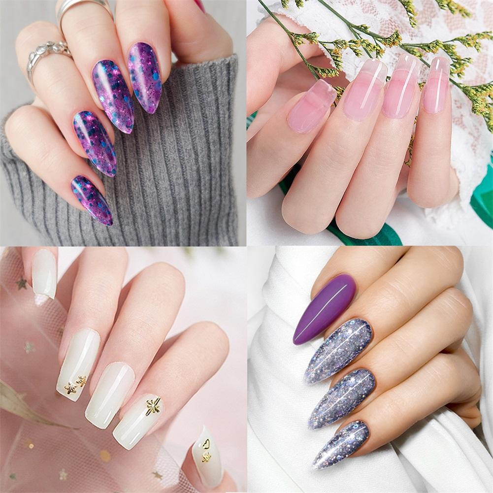 Стартовый набор для маникюра и наращивания ногтей PHOENIXY с УФ-лампой 36W и машинкой