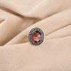 Натуральный Родолит Драгоценный Камень 925 Стерлинговое Серебро Ювелирное Кольцо для Подарка Подружке Невесты RR-62-15