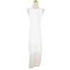 Elegant French Sleeveless Tassel Bodycon Knitted Dress for Women