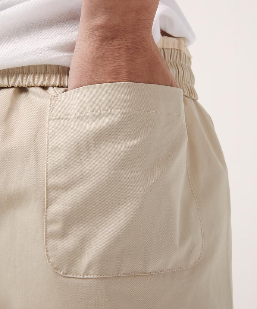 MOYORA Essential Cotton Shorts [Beige]