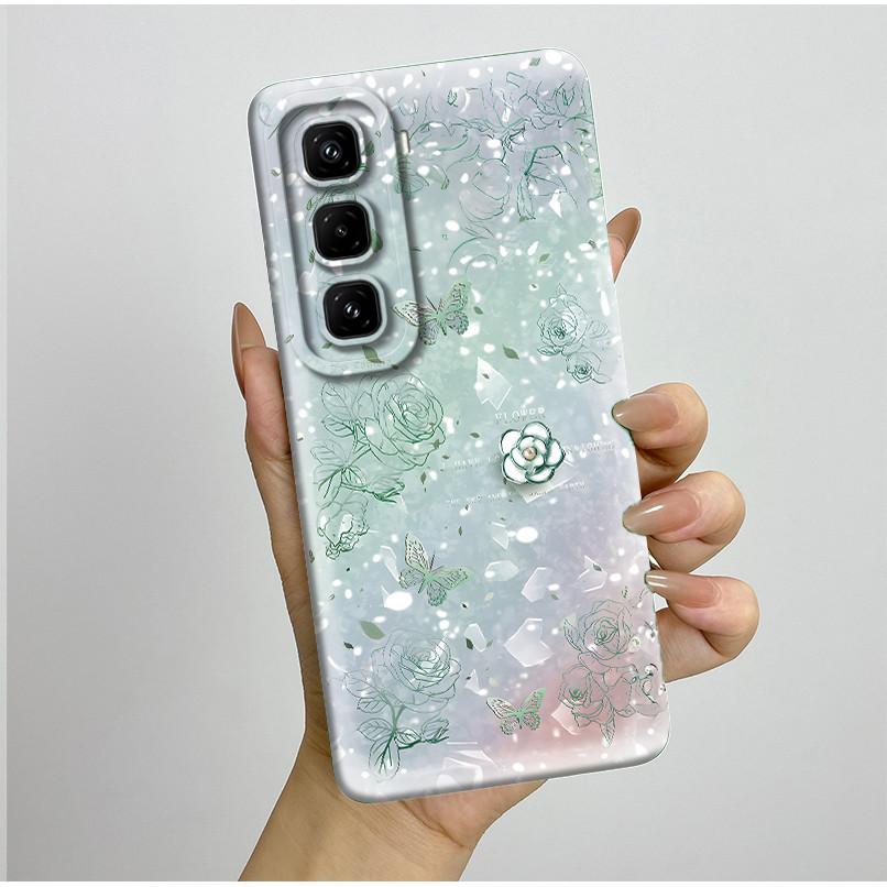 Для Infinix Hot 50 Pro 4G Чехол Красивые Цветы Мягкий Силиконовый Чехол-Оболочка Для Infinix Hot 50 Pro Plu 4G Чехол для Телефона Hot50Pro Coque