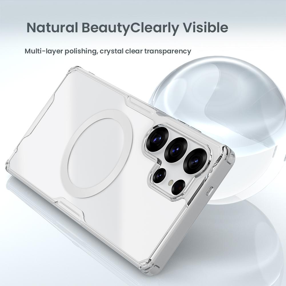NILLKIN Для Nillkin для Samsung Galaxy S25 Ultra Phone Case Nature TPU Pro Magnetic Back Cover Slim Silicone Case
