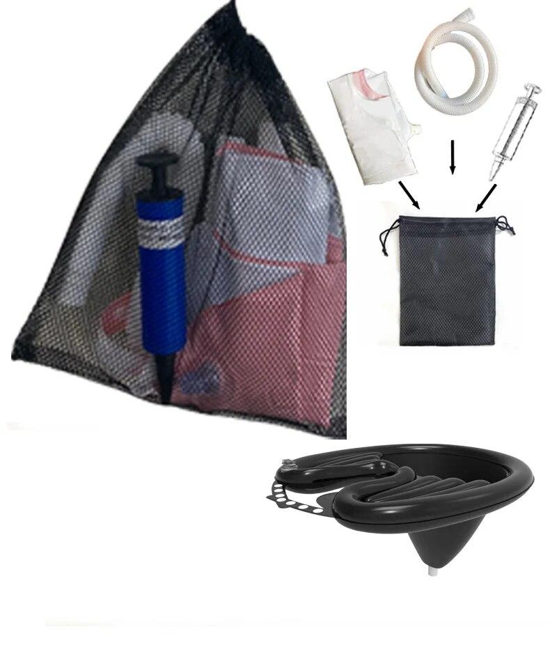 Портативный домашний вспомогательный уход для пациентов, прикованных к постели инвалидов, взрослых, умывальник для волос, сливная трубка из ПВХ, надувная раковина для шампуня