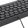 78 Key Ultra Slim Language Keyboard USB Wired Compact Keyboard with Ergonomic Button for Computer Desktop PC Russian