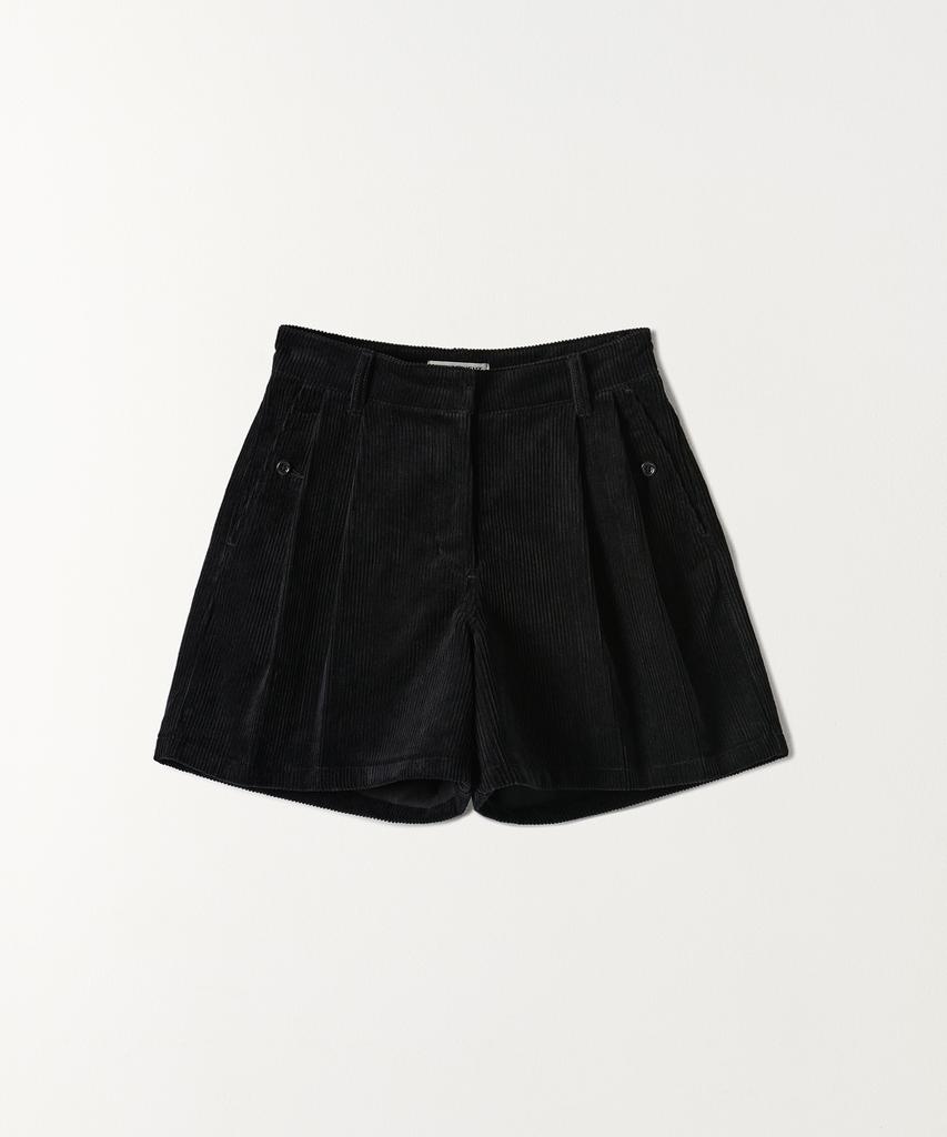 TTUDEMENT Corduroy Shorts Black