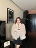2024 Fall/Winter Faux Fox Fur Coat - Stylish, Warm, and Thickened Overcoat In Trendy Young Fragrance Style