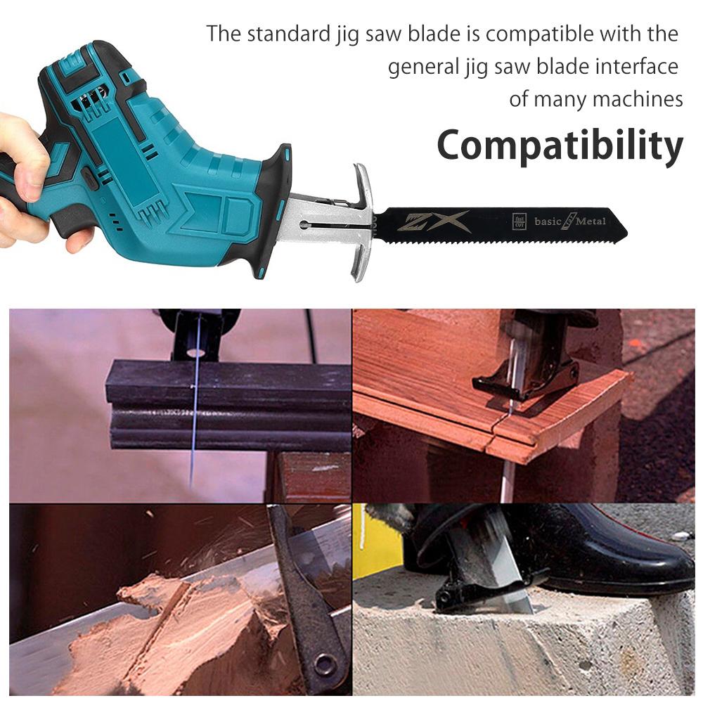 20 шт. Т-образный вал HCS Ассортимент пильных полотен для лобзика Дерево Пластик и Металл Пильные полотна для резки Используйте для Bosch Black & Decker Makita Metabo