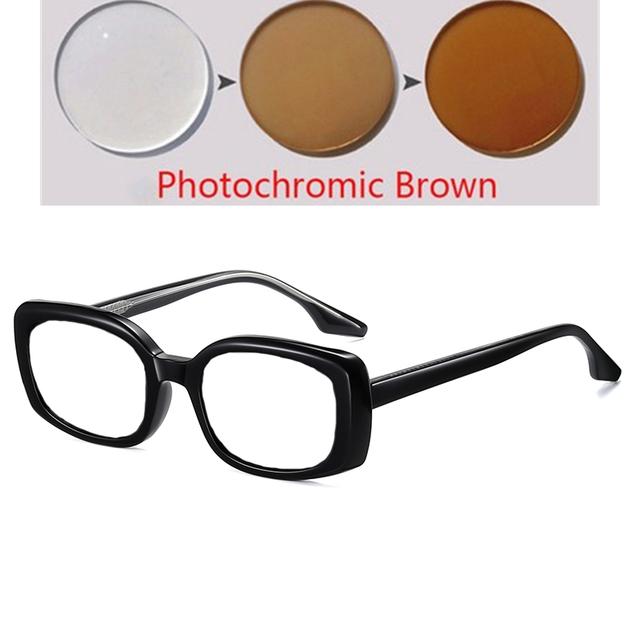 0-0,5-0,75 до -6,0 Tr90 квадратные минусовые линзы, солнцезащитные очки по рецепту, поляризационные модные антибликовые солнцезащитные очки для близорукости для женщин