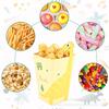 Color Dinosaur Popcorn Paper Box Cute Cartoon Disposable Food Grade Potato Chips French Fries Snacks Children'S Packing