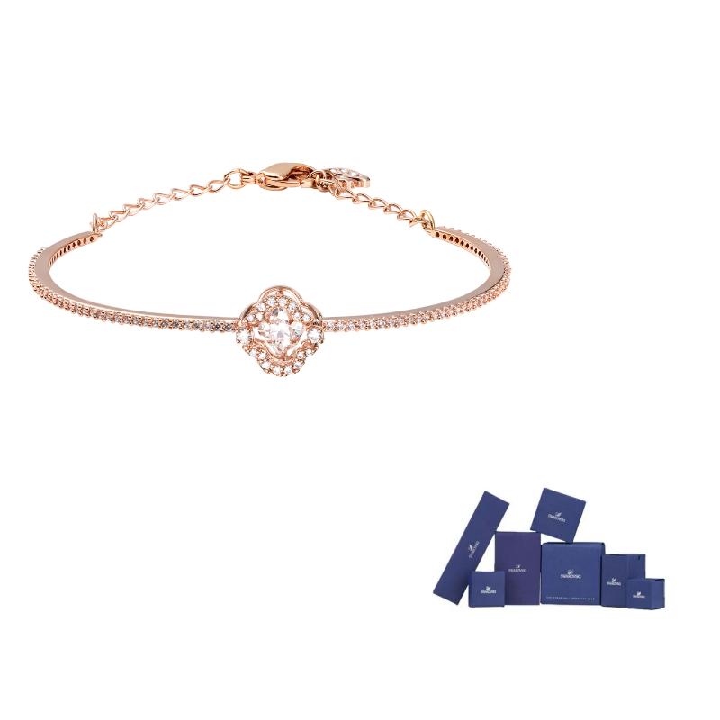 Swarovski Rose Gold tone Plated Bracelets Womens