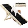 Adjustable Solid Wood Dog Ramp: Foldable Pet Stairs for Cars and Sofas