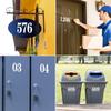 Kattykitty 50 Pcs White Mailbox Numbers for outside, 4 Inch | Vinyl Waterproof Mailbox Number Stickers, Address Numbers for House, House Numbers for