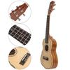 23in Ukulele Spruce Board Natural Wood Color with Tail Pin Strings Musical Instrument