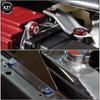 Car Styling 10PCS M6x20mm Red JDM Bolt Aluminum Fender Bumper Washer License Plate Bolt Engine Bay Dress Screw Billet Kit