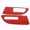For Mitsubishi Eclipse 2006-2011 Soft Carbon Fiber Car Window Glass Lifting Buttons Frame Trim Stickers Interior