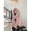 Autumn and Winter New Hooded Imitation Fox Fur Coat Women's Loose and Thin Long Fur Coat Fashion