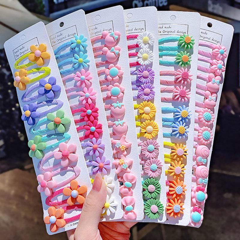 10 шт./компл., заколка для волос с изображением животных и фруктов для маленьких девочек, милые детские заколки для волос, аксессуары для волос для младенцев, подарок