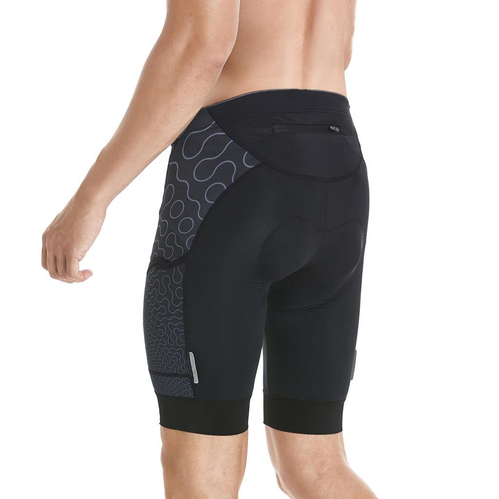 Мужские велосипедные шорты с мягкой подкладкой и 3 карманами, дышащие велосипедные шорты, колготки