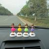 Car Decoration Dancing Doll Car Accessories Solar Power Toy Shaking Head Hawaii Swinging Animated Girl Car Ornament Car-styling