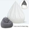 Большое кресло-мешок Ленивое сиденье Стул Диван Внутренний чехол Диван Мягкий Пушистый Дышащий Взрослый Ребенок Татами Декоративный Без наполнителя