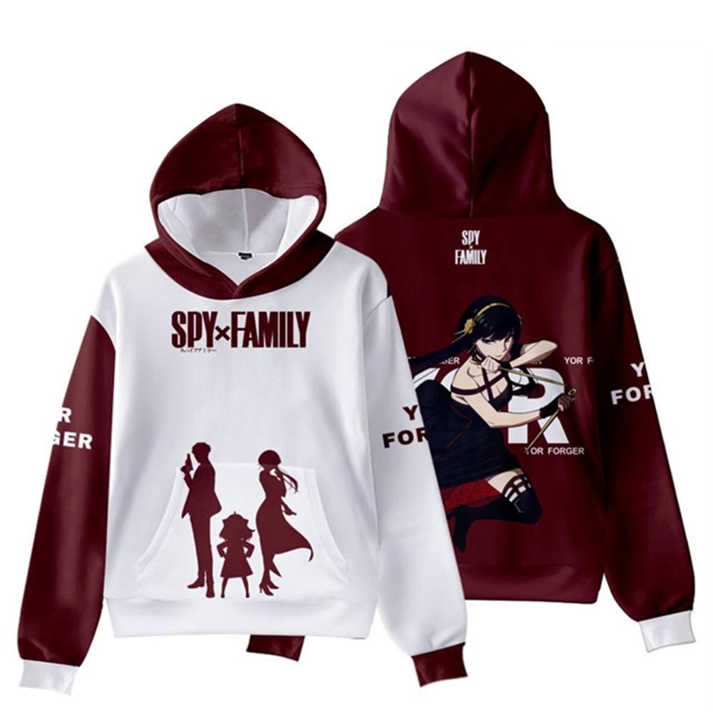 New Hoodies Anime SPY X FAMILY 3D Print Kawaii Girls Sweatshirts Boys Girls Hooded Kids Fashion Spring Fall Pullovers Hood Tops