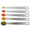5Pcs/Set Measuring Spoon Stainless Steel Coffee Seasoning Multiple Size Spoon