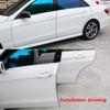 5 м универсальная автомобильная U-образная накладка на край двери, защитная наклейка от царапин