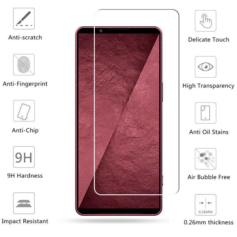 Полностью прозрачное закаленное стекло для Sony Xperia 1 VIII Защитная пленка для экрана HD для Sony Xperia 1 VIII