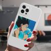 Для Iphone 13 11 12 14 Pro Max Mini Xs Xr 14plus белый чехол аниме Hunter X Hunter Killua Hisoka силиконовый защитный чехол