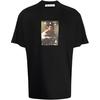Футболка Caravaggio Boy Over Tee, черная/многоцветная, мужские топы OMAA038F21JER0051084
