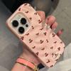 Для iPhone 17 16 15 14 13 12 11 Pro Max Plus Чехол Милая Вишня Складки Текстура Чехол для Телефона Для iPhone 17 Air Ударопрочный Мягкий Fundas