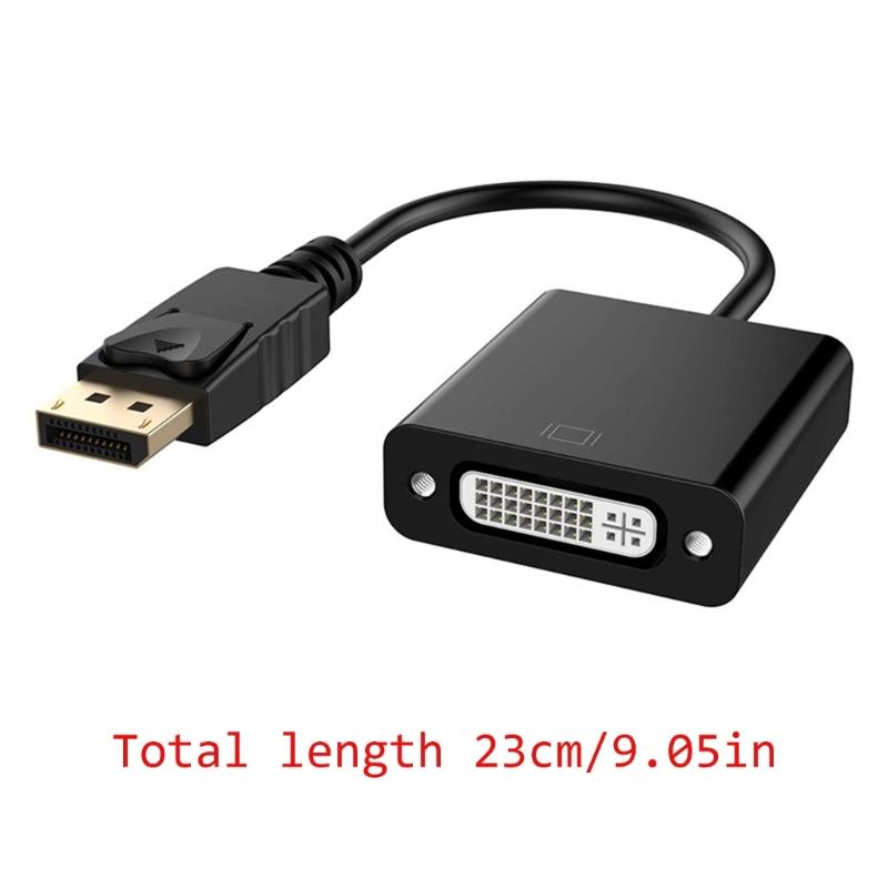 Male To DVI Female Adapter Compactly Design 1080P@60Hz Signal Stability For Office Home Theater Use