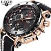 New LIGE Men Watches Fashion Chronograph Male Sport Watch Men Quartz Clock Casual Watch