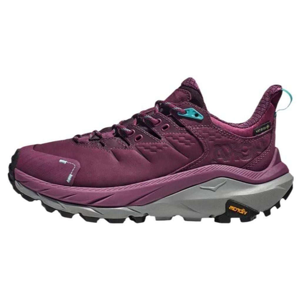 HOKA Kaha 2 Low GORE-TEX Grape Wine Women Sneakers Purple Coastal-Shade 1123191-GWCS