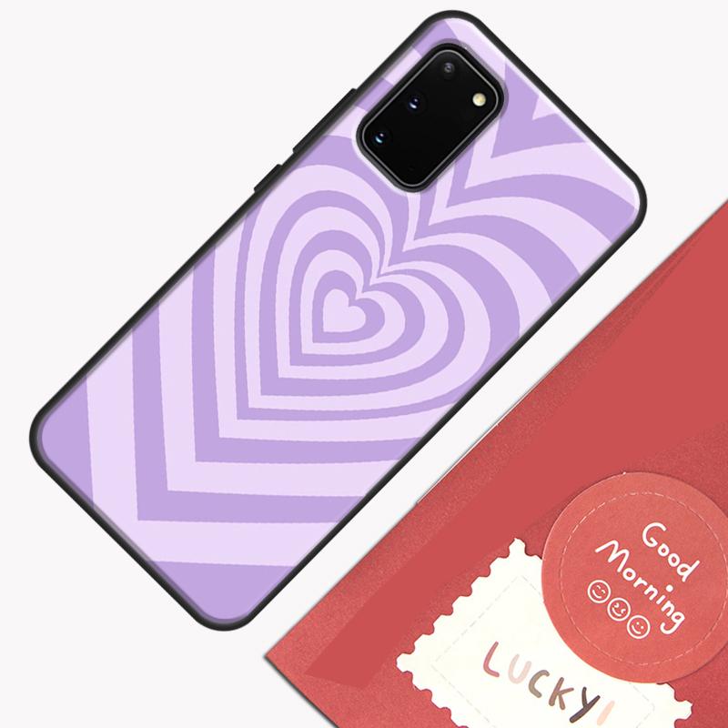 Colorful Heart Circle Love Phone Case For Samsung Galaxy S26 S25 S24 S20 S21 S22 S23 Ultra S10 Plus S25 FE Cover Shell