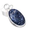Подвеска из стерлингового серебра 925 пробы с натуральным содалитом 2,09 дюйма b9C10