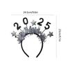 2026 Star Headband 2026 Christmas Happy New Year Hair Accessories New Year's Eve Headband for Holiday Party Decoration