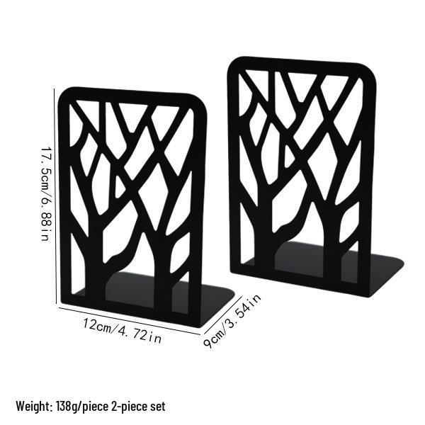 Металлическая подставка для книг «Древо жизни»: Элегантная настольная книжная полка и подставка для книг