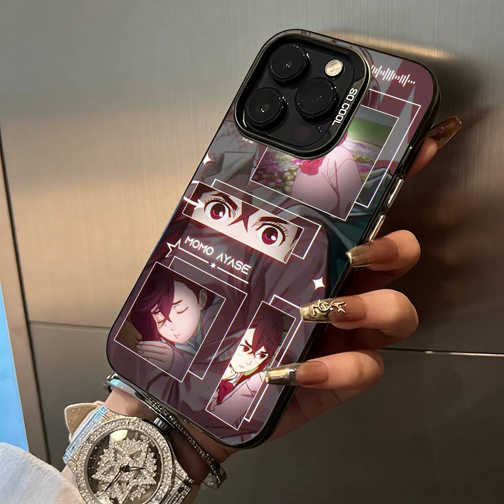 Popular anime-D-Dandadan Phone Case For IPhone17  16 11 12 13 14 15 16 Pro Max Plus Cover Colored Silver Funda Bumber