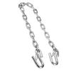 Heavy Duty Trailer Chain 3500lb Tow Wire Rope with Double Spring Clip Hook for RV and Trailer