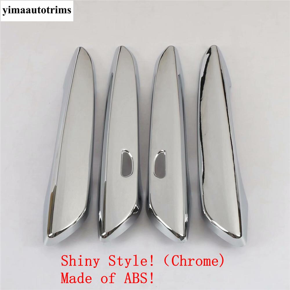 For Mazda 3 - 2025 Car Door Handle Decoration Protection Cover Trim ABS Chrome / Carbon Fiber Look Accessories Exterior Kit