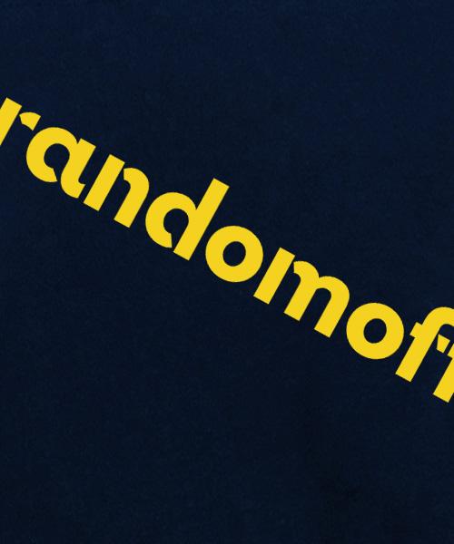 RANDOMOFF Базовые Мини Прямые Тренировочные Штаны с Логотипом [Темно-синий]