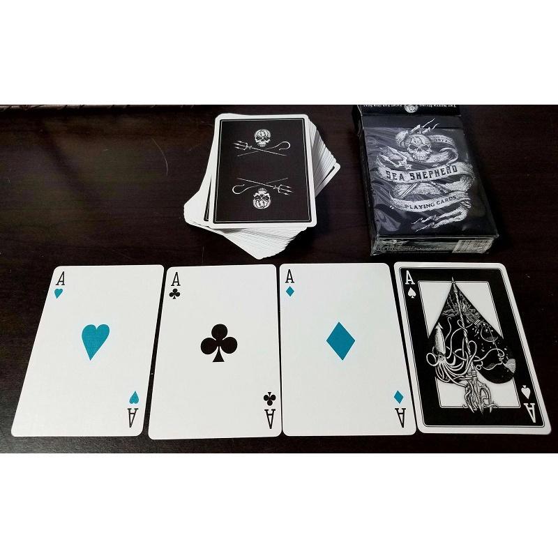 Игральные карты Ellusionist Sea Shepherd SSCS, велосипедная колода, размер покера, карточные игры, магические трюки