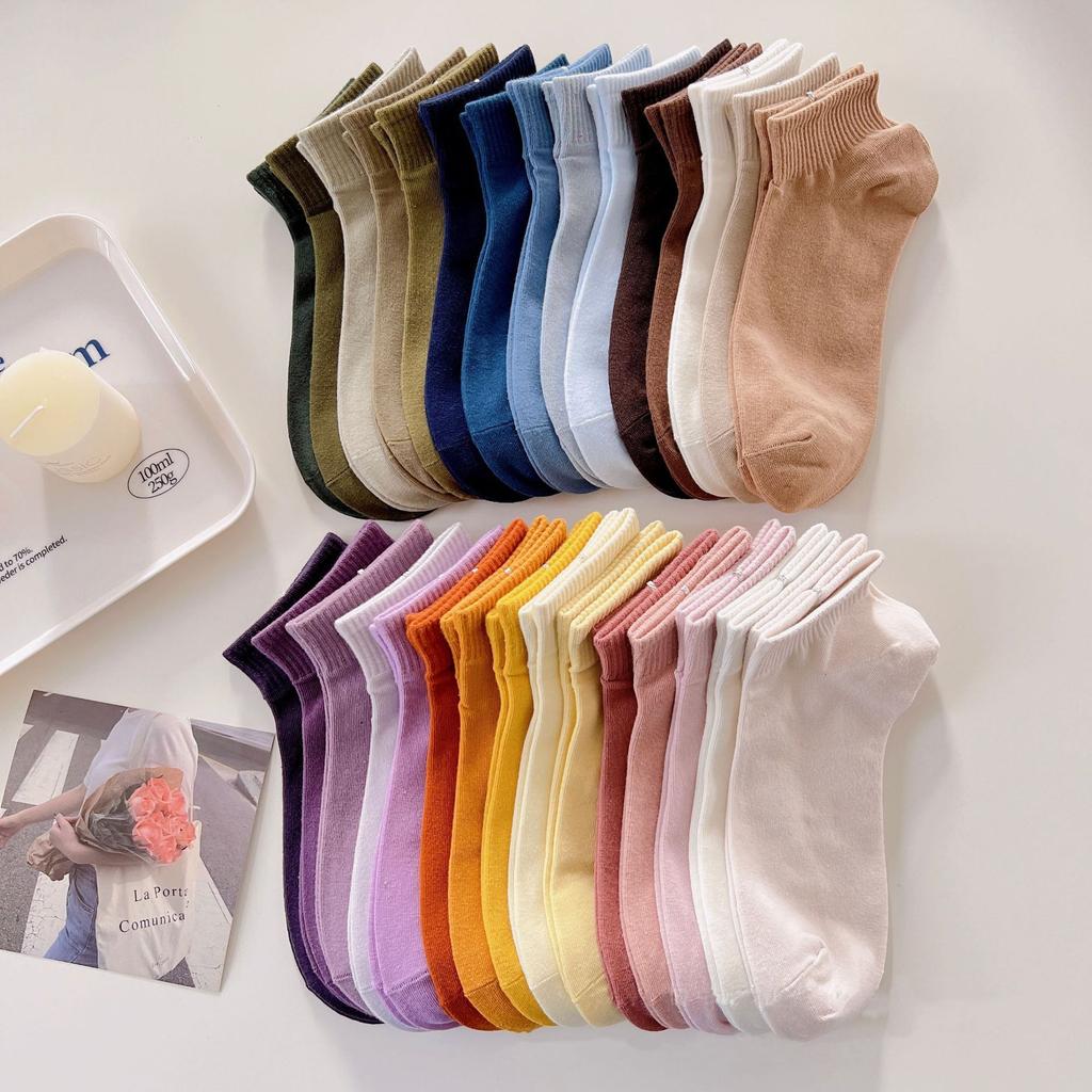 10/15 шт. модных классических и высококачественных летних женских носков карамельного цвета, удобные мягкие и повседневные короткие носки