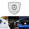 XCEAA1 2025 For Mercedes-Benz 1/2pcs 3D Metal Car Styling Shield Emblem Badge Decorative Decals For Mercedes Benz A180 A200 A260 W203 W