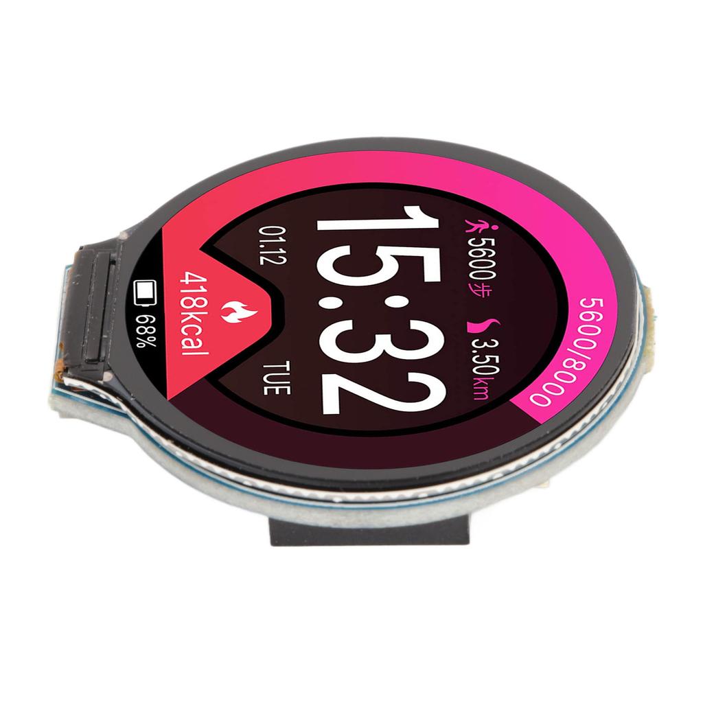 Плата микроконтроллера RP2040 1,28-дюймовый ЖК-дисплей Чип RP2040 133 МГц 264 КБ SRAM 4 МБ флэш-памяти Круглый ЖК-модуль для RasPi Pico DIY Замена