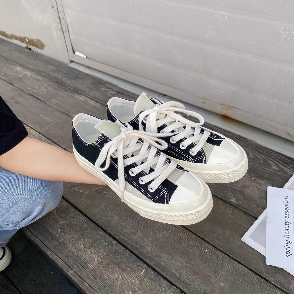 New White Canvas Shoes Low-cut Vulcanized Shoes 2024 Retro Luxury Brand Women Shoe Comfortable Student Sneakers Zapatillas Mujer