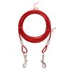 3M/5M Dog Tie Out Cable Dog Runner for Yard Steel Wire Dog Leash with Durable Superior Clips Large Dog Running In Outdoor