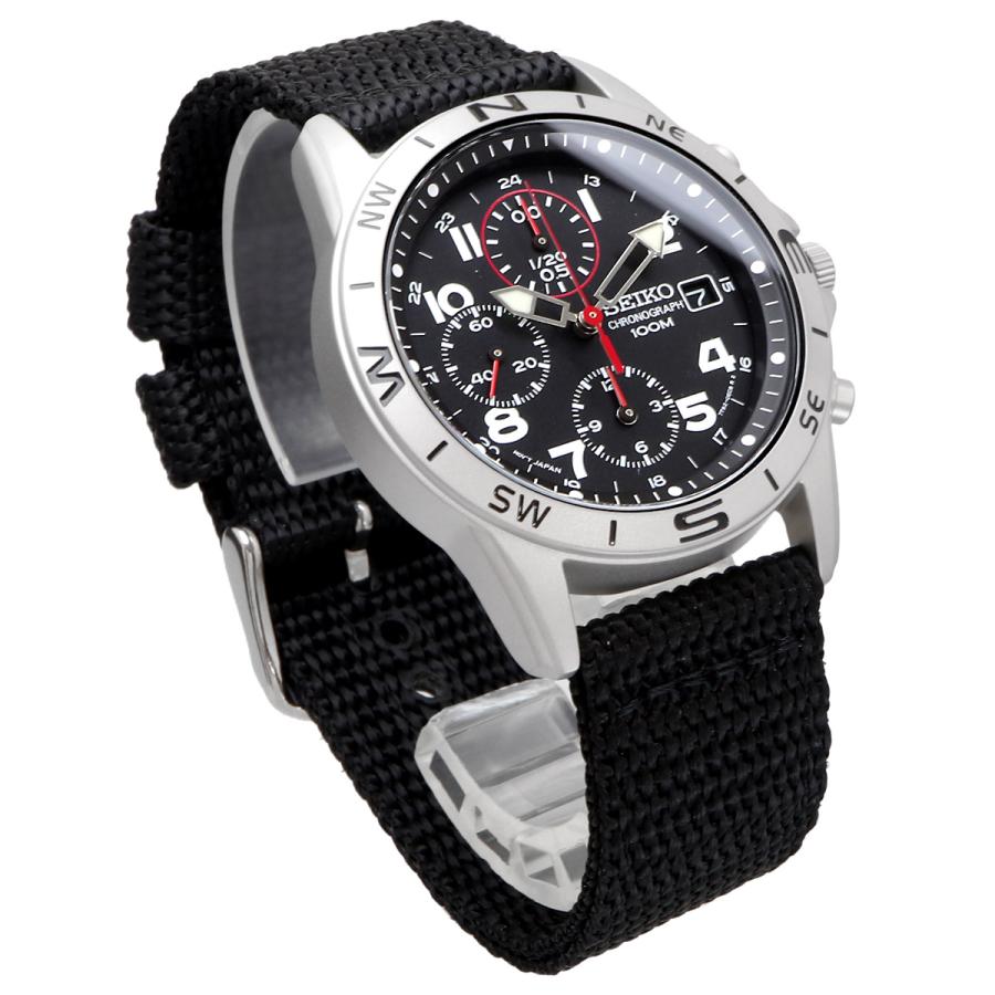 Seiko Мужские часы с хронографом Черный циферблат SND399P SND399P1